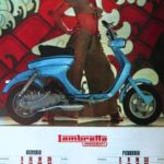 Marisa Mell Lambretta calender january february