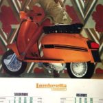 Marisa Mell Lambretta calender october september