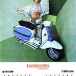Raffaella Carrà Lambretta calender january february