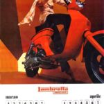 Raffaella Carrà Lambretta calender march april