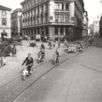 1949 Γαμήλια πομπή με Lambretta στο Μιλάνο