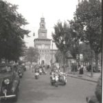 1949 Γαμήλια πομπή με Lambretta στο Μιλάνο