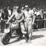 1949 Πίστα για αγώνες ταχύτητας κατά τη διάρκεια της έκθεσης Μιλάνου