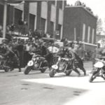 1949 Πίστα για αγώνες ταχύτητας κατά τη διάρκεια της έκθεσης Μιλάνου