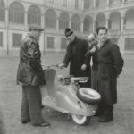 1950 Ιερέας πάνω σε Lambretta 125 C-LC preserie