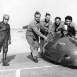 1951 Ο Poggi με το Sirulo κατά τη διάρκεια μιας δοκιμής επιδόσεων ταχύτητας στο Monthléry