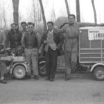 1956 Gymkhana (αγώνες δεξιοτεχνίας με μοτοσικλέτα) με Lambretta στο Πινερόλο