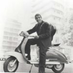 1960 Ο Αντριάνο Τσελεντάνο πάνω σε μια Lambretta 150 LI serie 2