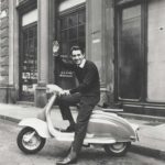 1961 Ο Γουόλτερ Τσιάρι (Walter Chiari) με Lambretta 150 LI serie 2