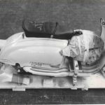 1961 Το Lambretta LI 150 μερικώς συναρμολογημένο