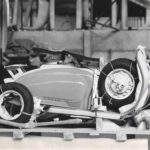 1961 Το Lambretta LI 150 μερικώς συναρμολογημένο