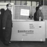 1968 Συσκευασία από χαρτόνι για αποστολή της Lambretta LUI 50