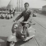 Ο οδηγός αγώνων ταχύτητας μοτοσικλέτας Umberto Masetti