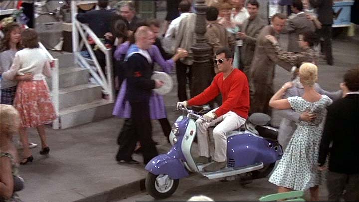 1956 Lambretta LD in Paris - When It Sizzles, Movie, 1964