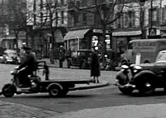 1952 Lambretta 125 FD in Du rififi chez les hommes, Movie, 1955 three wheeler