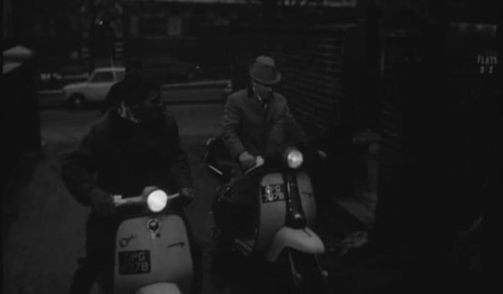 1964 Lambretta TV 175 (right) in Georgy Girl, Movie, 1966