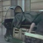 Lambretta FD in La grande lessive, Movie, 1968 three wheeler built in France