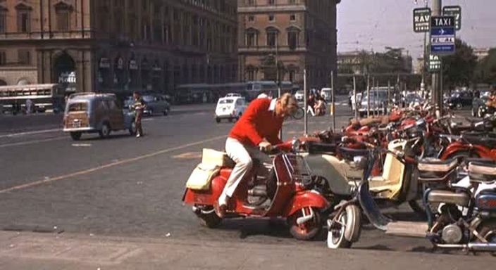 Lambretta 125 D in Rome Adventure, Movie, 1962