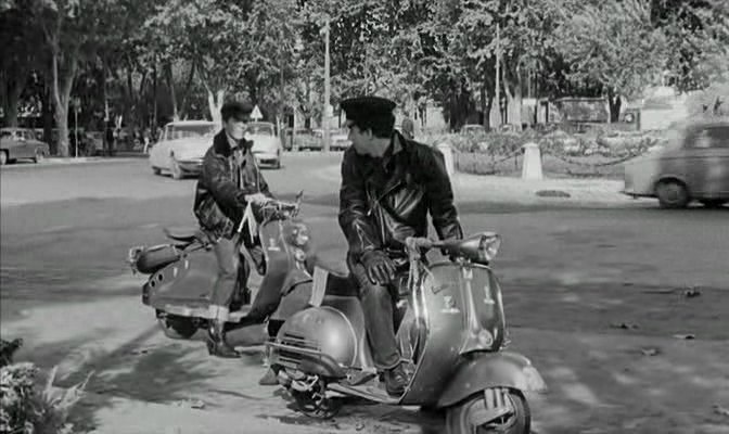 Lambretta LC in Les petits matins, Movie, 1962