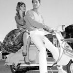 Gina Lollobrigida and Rock Hudson with a Lambretta - Come September 1961