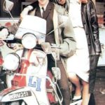 Phil Daniels mod Jimmy Cooper in the film Quadrophenia on Lambretta scooter