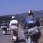 Four Lambretta scooters tour