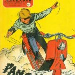 Tintin book cover Lambretta